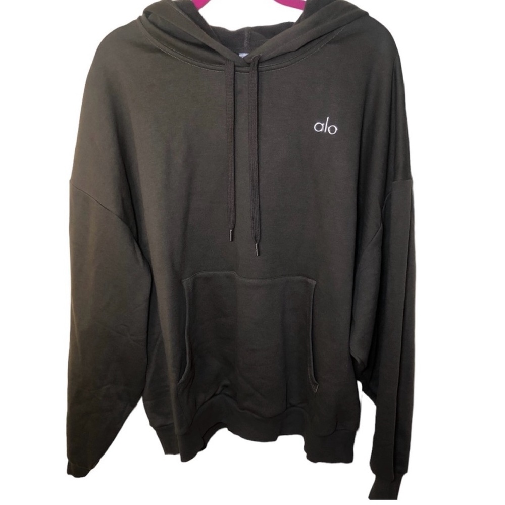 Alo Yoga Accolade Hoodie size XL- Olive Green